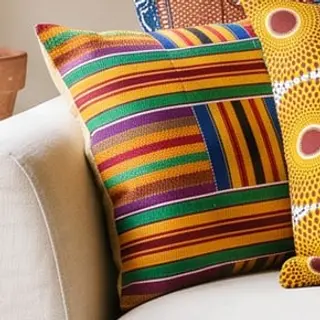 Illustration : Housses de coussin ethniques géométriques, lot de 4